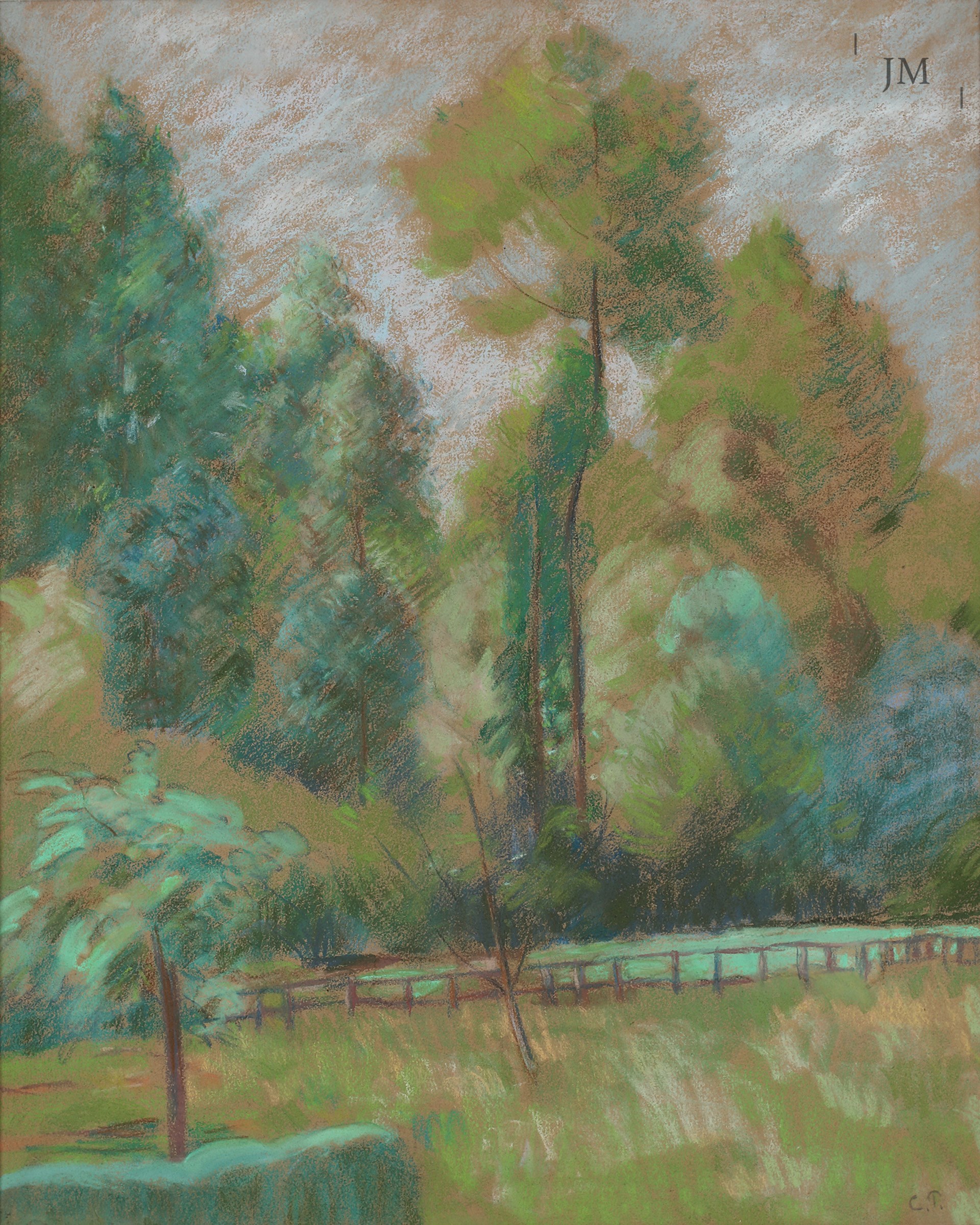 Les Peupliers à Eragny